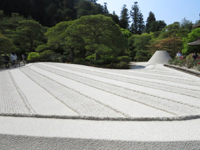 Zen-tuin bij Ginkakuji