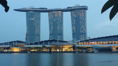 Het Marina Bay Hotel in Singapore