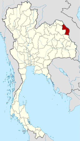 Provincie Nakhon Phanom in Thailand