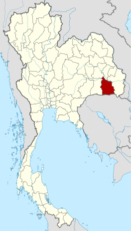 Provincie Sisaket in Thailand