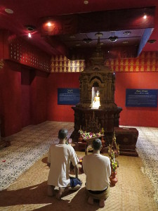 In het Lanna-museum in Chiang Mai