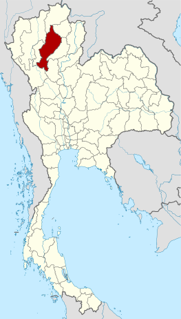 kaart Lampang