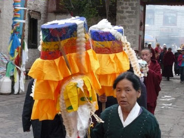 Festival bij de Ramochetempel in Lhasa