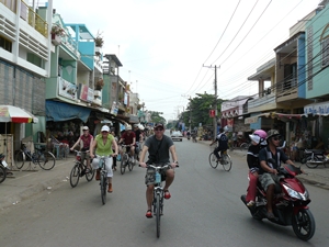 fietsen in Ho Chi Minh City