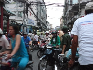 Drukte in Ho Chi Minh City